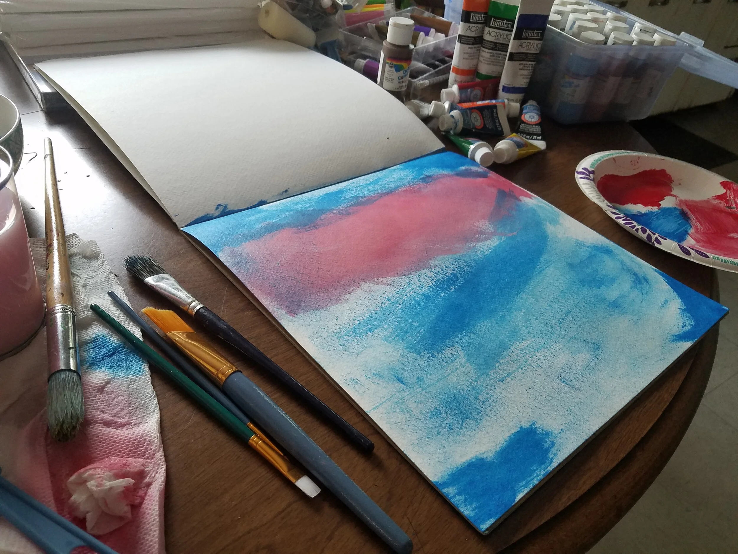 My first attempt — abstract paint exploration